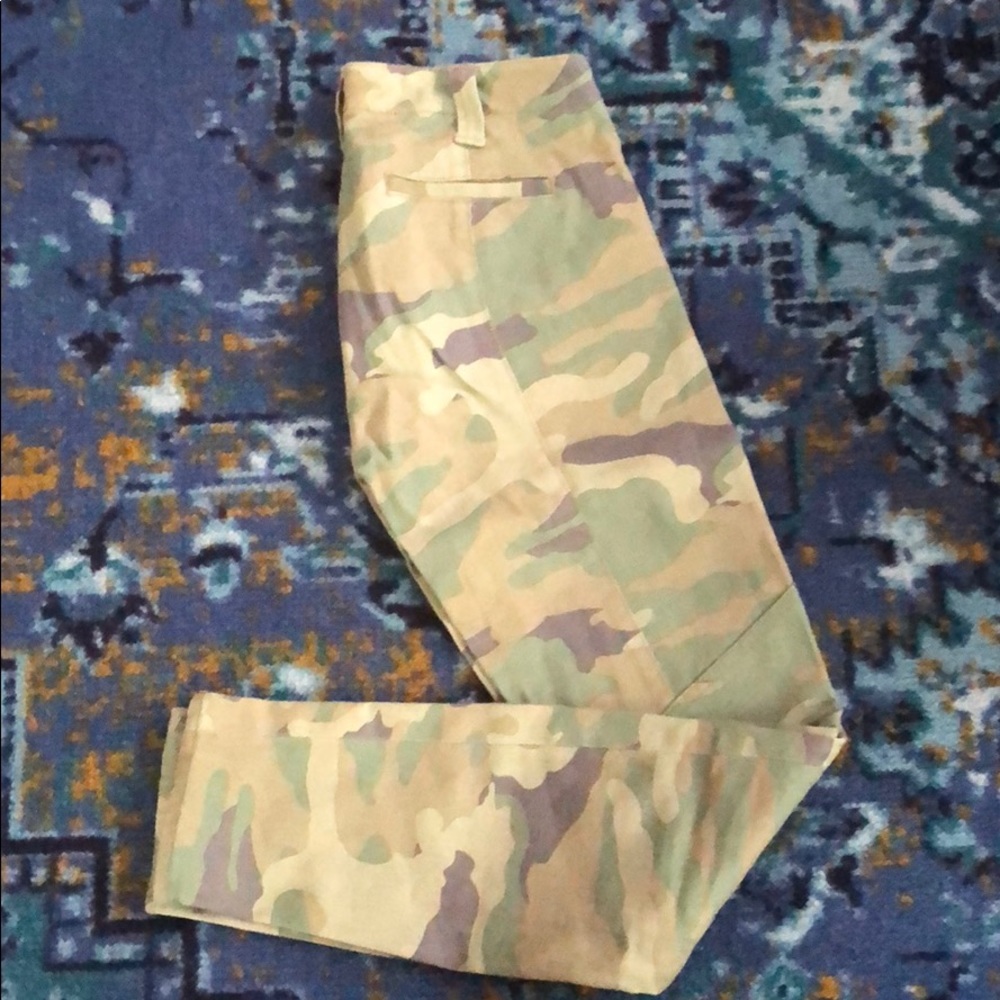Jcrew jean pants - camo - size 4 - zip front